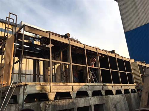 冷卻塔維修，在冷卻塔發(fā)生顯著漂水現(xiàn)象時該怎么辦(冷